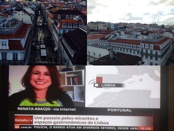 Renata Araújo ao vivo da Europa, na Globonews