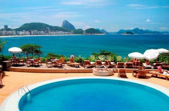 Hotel cinco estrelas na praia de copacabana
