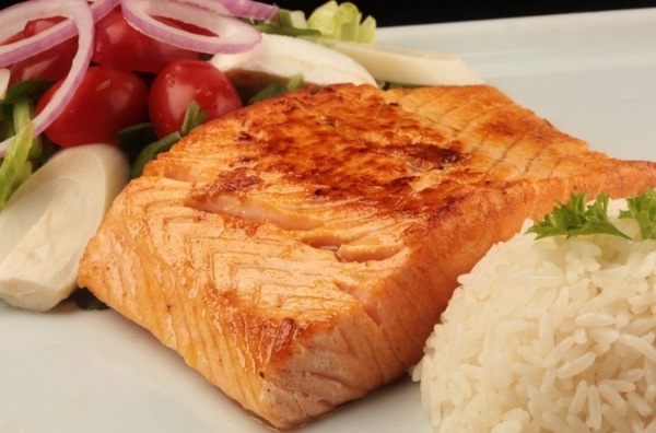 pratos com salmão