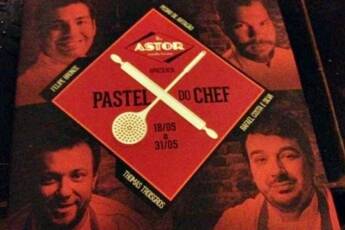 Pastel do Chef no Bar Astor