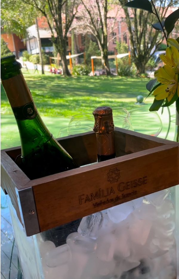 Degustação de espumantes Geisse 