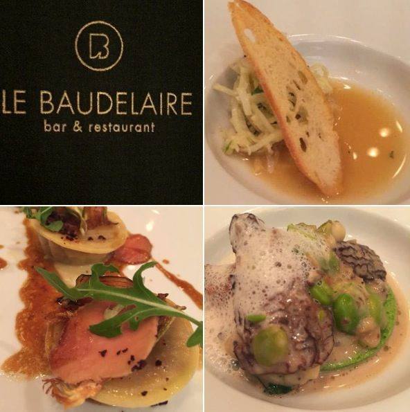 Jantar no Restaurante Baudelaire em Paris