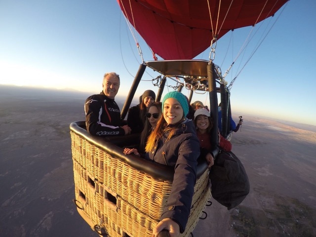 Passeio de balão no Atacama