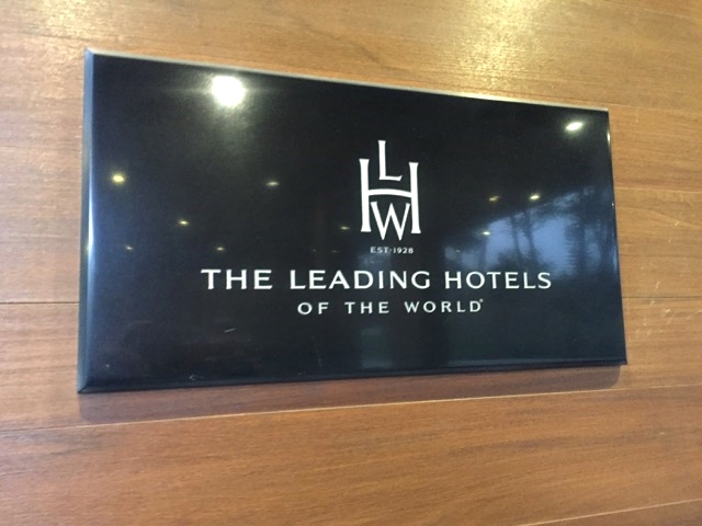 Placa da Leading Hotels of the World