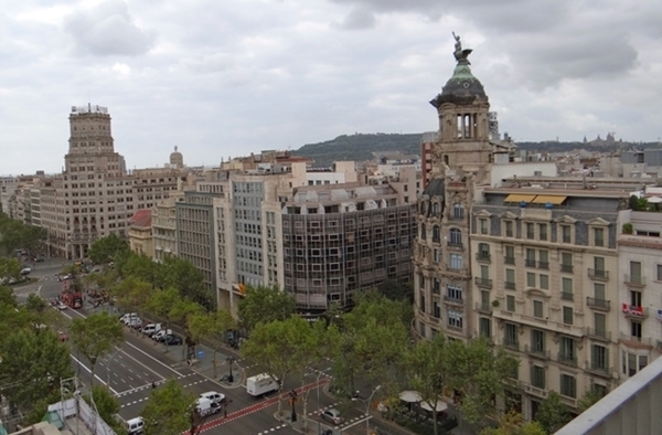 A vista de Barcelona