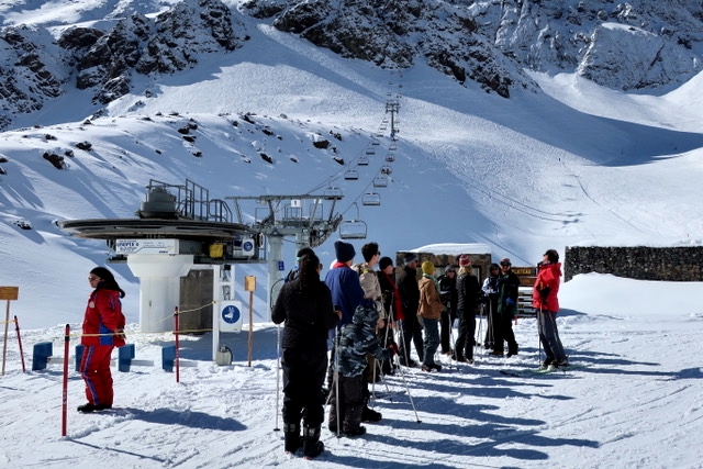 estação de esqui no chile