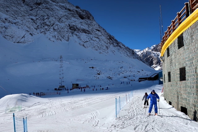 estação de esqui no chile