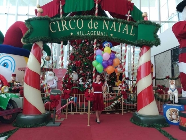 decorações de Natal nos shoppings do Rio