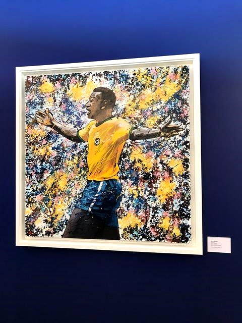 exposição sobre a carreira do Pelé