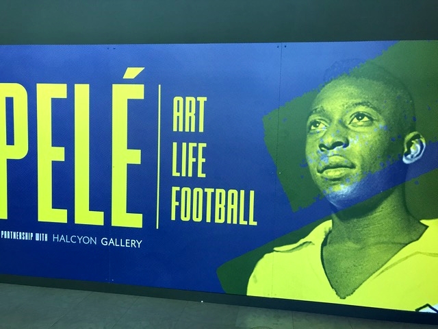 exposição sobre a carreira do Pelé