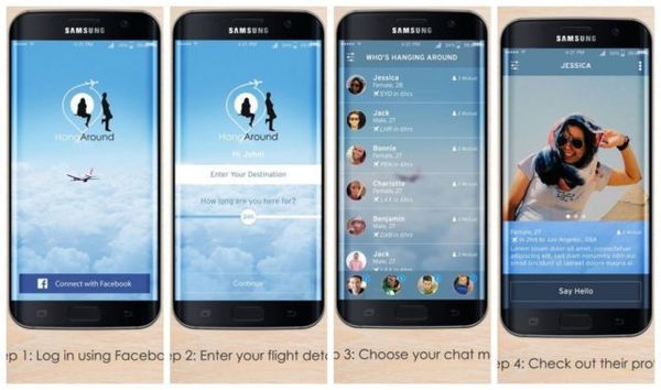 Aplicativos de celular para encontros em viagens
