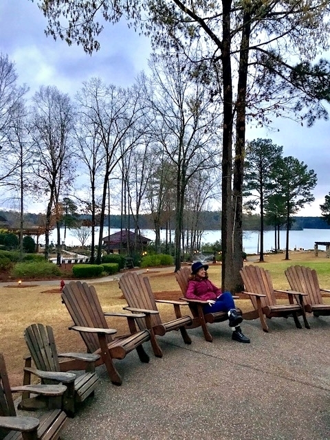 resort à beira do lago na Georgia 