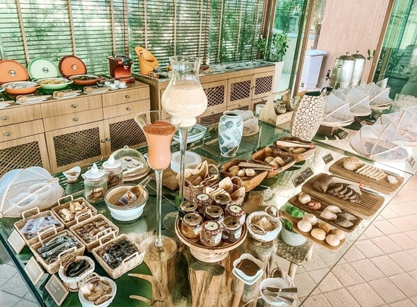 mesa de café da manhã