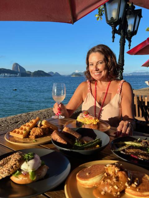 Café da manhã com vista em Copacabana: Café 18 do Forte