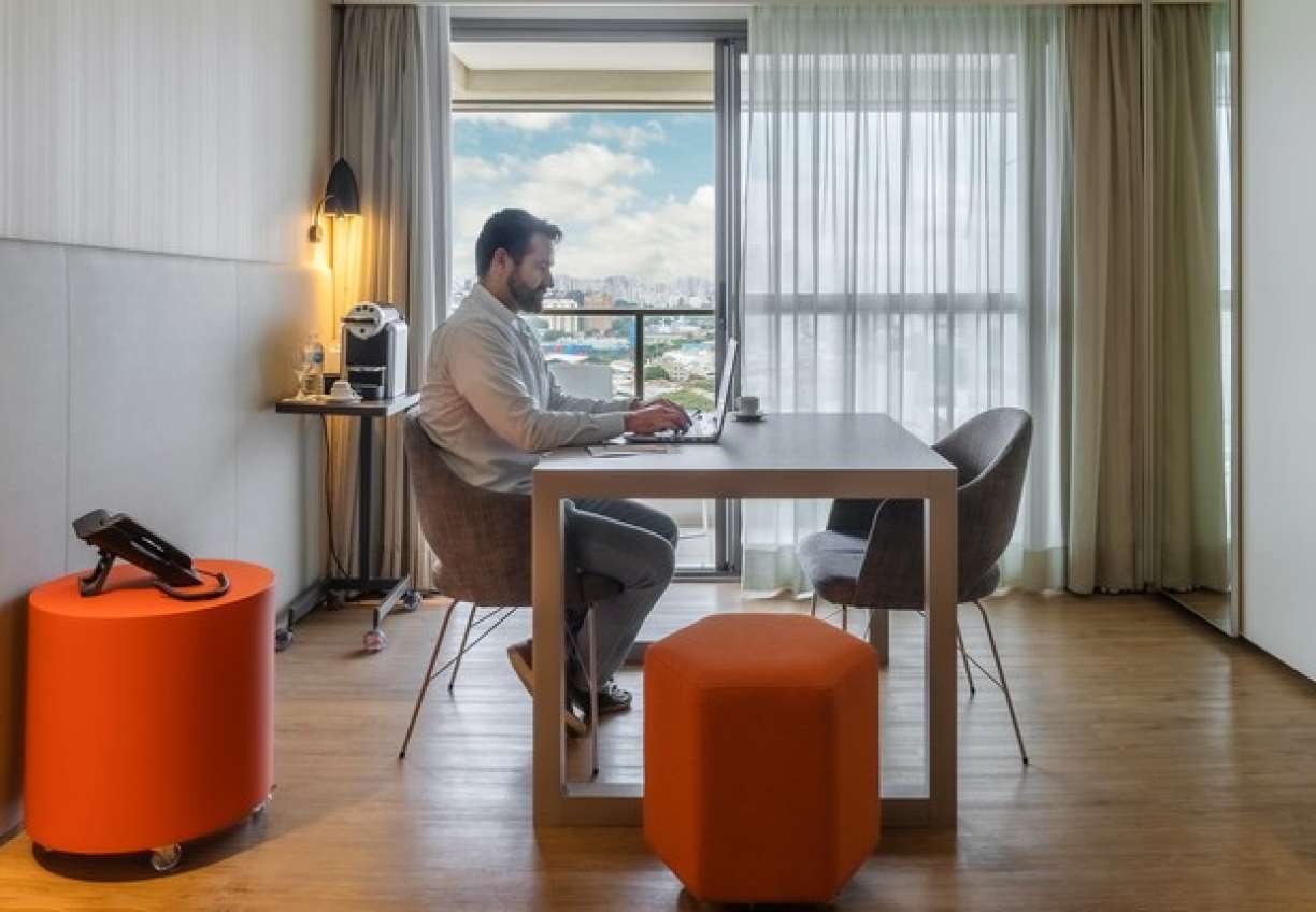 home office em hotel