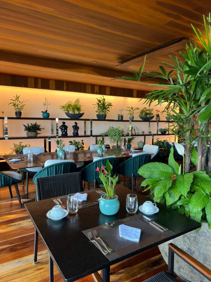 espaço do restaurante