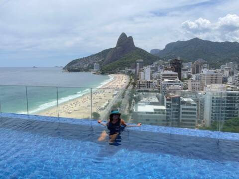 Hotel com a vista mais linda do Rio Praia Ipanema 