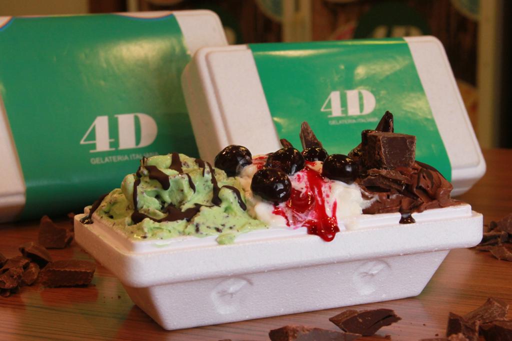 4D gelateria - Delivery de sorvetes no Rio
