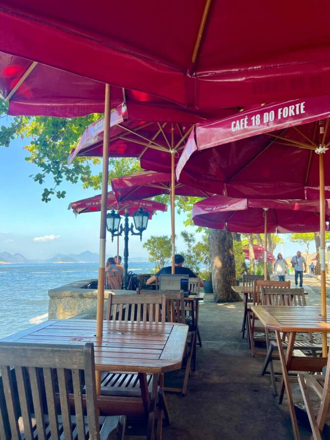 Café 18 no Forte de Copacabana