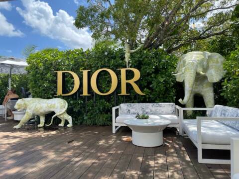Café Dior no Design District, em Miami