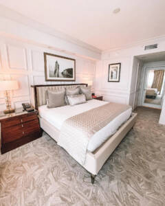 Quarto do hotel Acqualina, em Miami