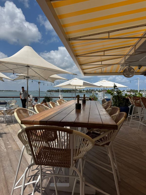 restaurante com vista em miami