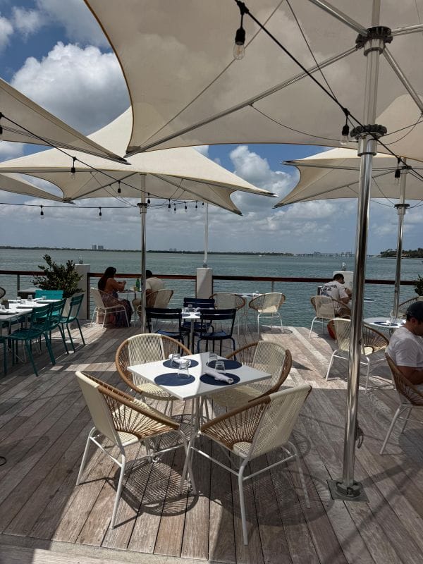 restaurante com vista em miami