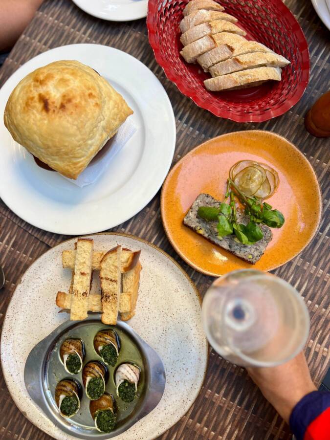 Cardápio sofisticado no restaurante em botafogo