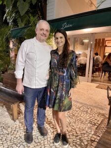 Duda Vétere conheceu o chef Didier