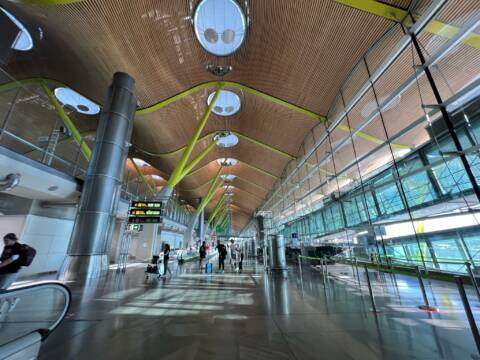 O aeroporto de Madri: Barajas, o maior da Espanha