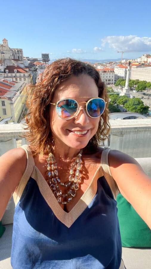 Renata Araújo aproveita a estadia no Altis