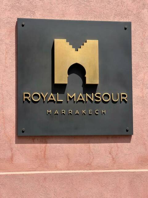 almoço no Royal Mansour