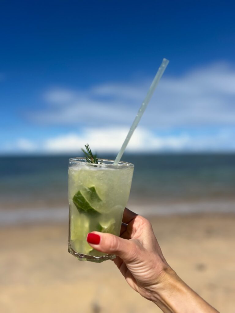 Drinques ótimos nas praias da Bahia