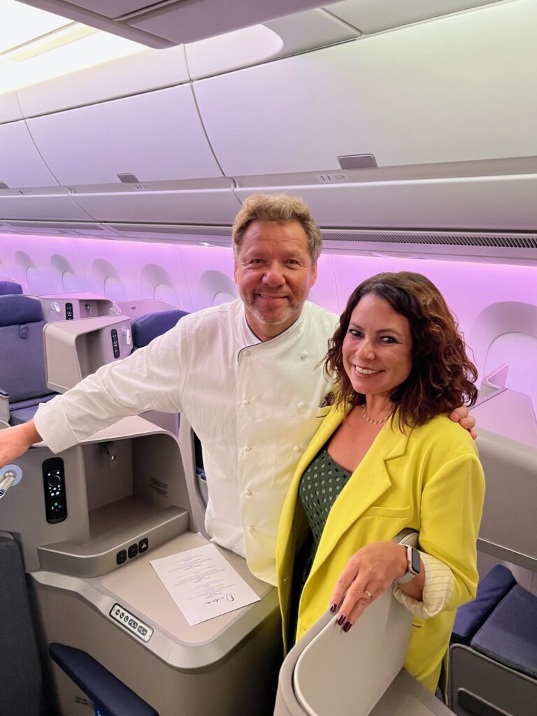 renata araujo e chef claude troisgros