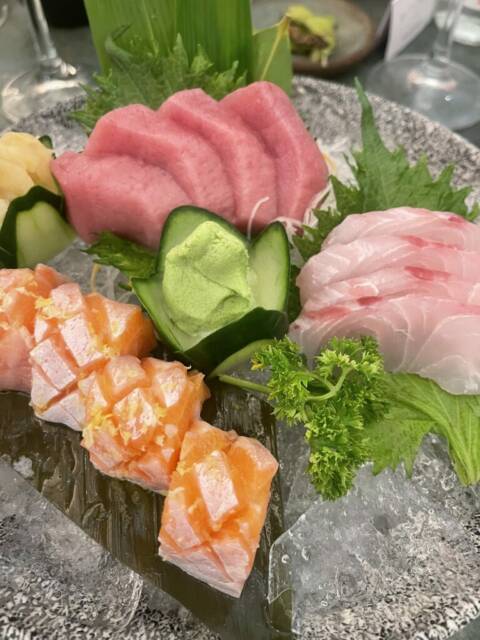Variedade de peixes frescos no Kitchin, restaurante japonês no Shopping Leblon
