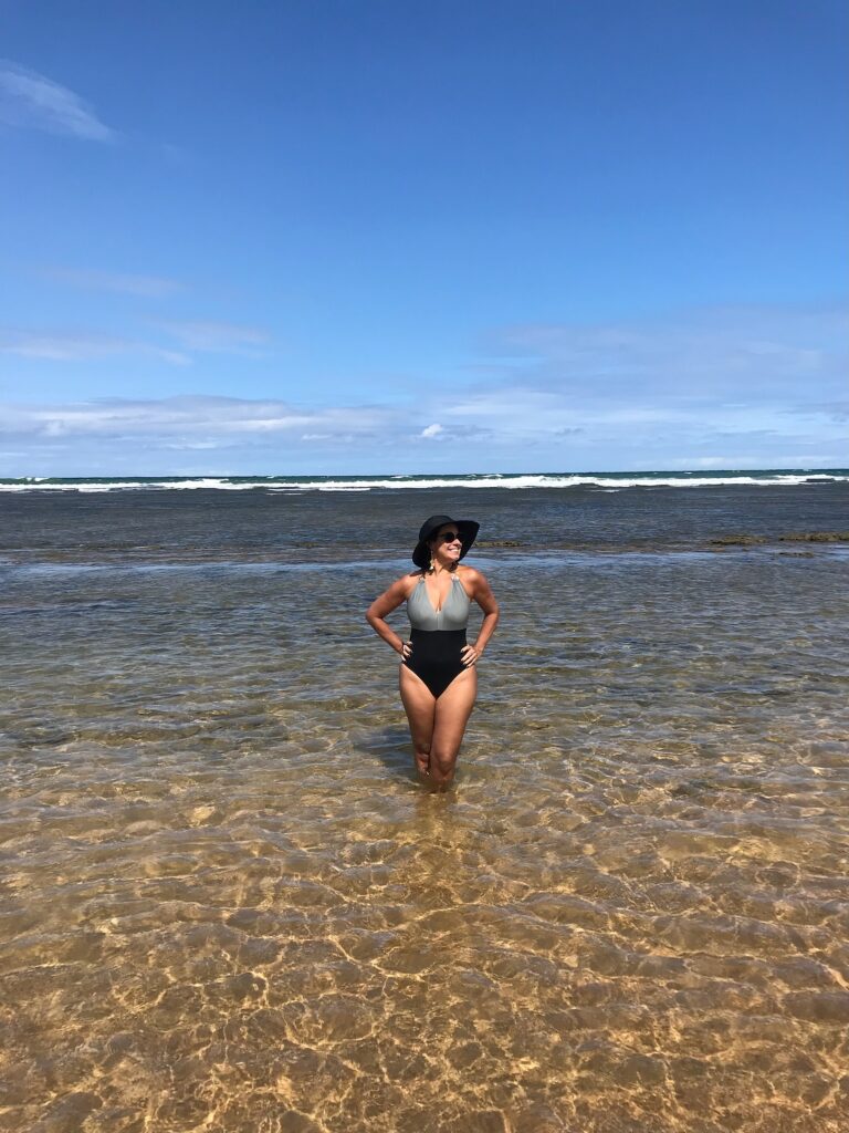 O mar perfeito das praias da Bahia 