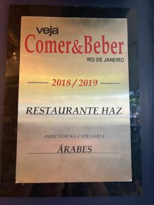 Restaurante árabe na Gávea