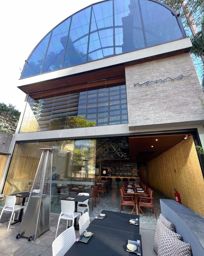 fachada do novo restaurante japonês na Faria Lima