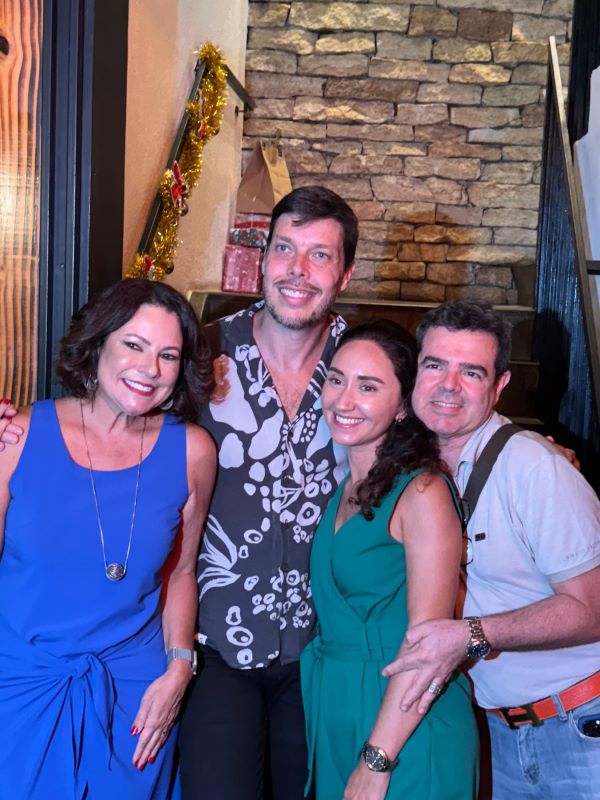 Luizinho Costa da TV Globo, Juliana Goulart do Vida Carioca e Tavinhu Furtado do Maior Viagem
