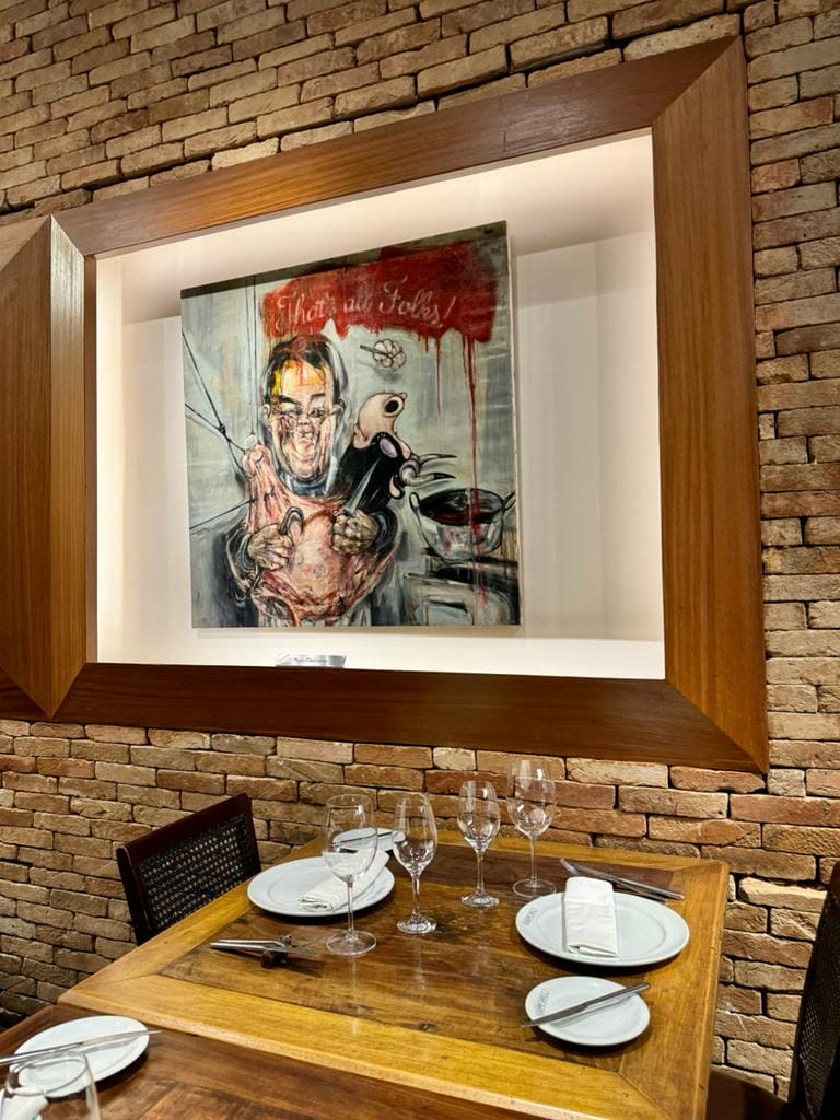 Ambiente do restaurante Giuseppe Grill no Leblon