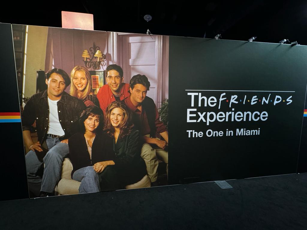 Exposição da série Friends em Miami