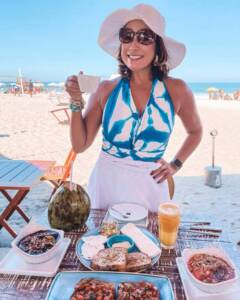 Café da manhã no quiosque La Carioca