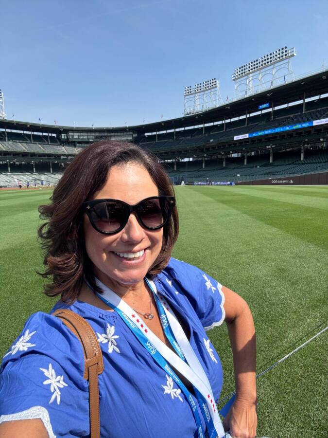 renata araújo no campo do estágio 