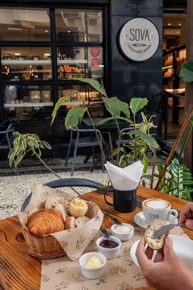 café da manhã em Copacabana