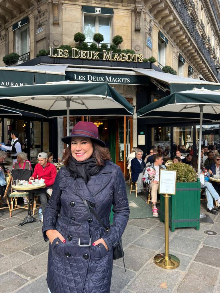 renata araujo no le deux magots paris 