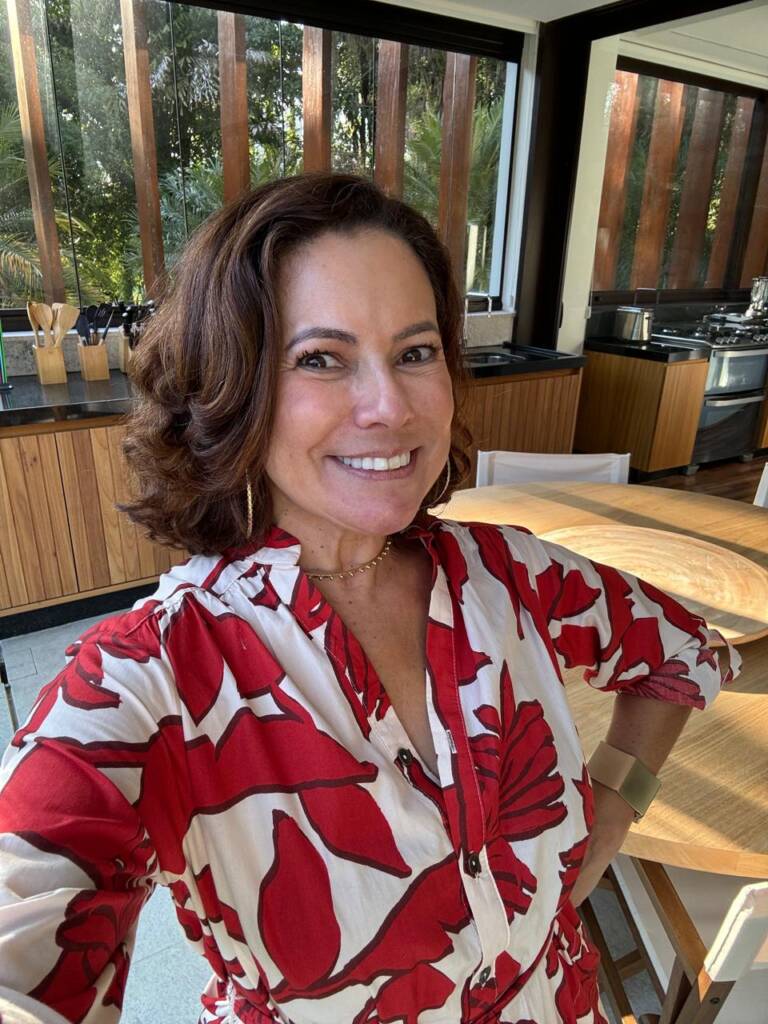 Renata Araújo aproveitou sua estadia