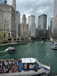 Vista da ponte do Lincoln Park