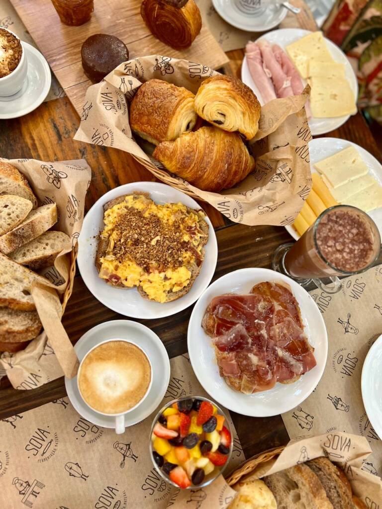 café da manhã em Copacabana