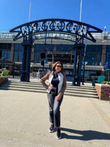 Renata Araújo no Navy Pier
