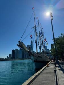 Barco no Navy Pier